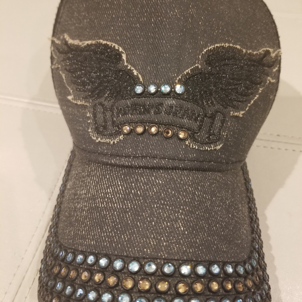 Rhinestone Robin Jeans hat